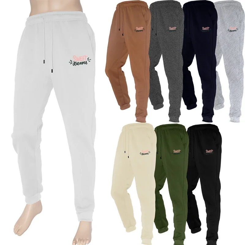 

Workout Mens Fleece Active Athletic Jogger Sweatpants for Men with Zipper Pocket and Drawstring