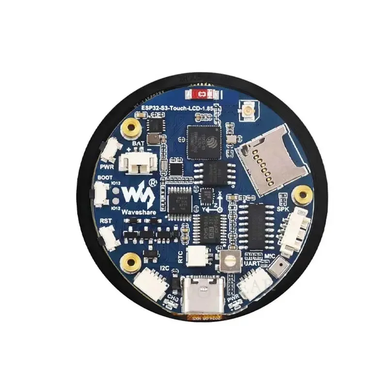 DeepSeek لـ XiaoZhi AI Voice Chat ESP32 S3 لوحة تطوير 1.85 بوصة شاشة LCD مستديرة QMI8658 / MIC / /MP3 صوت لاردوينو #5