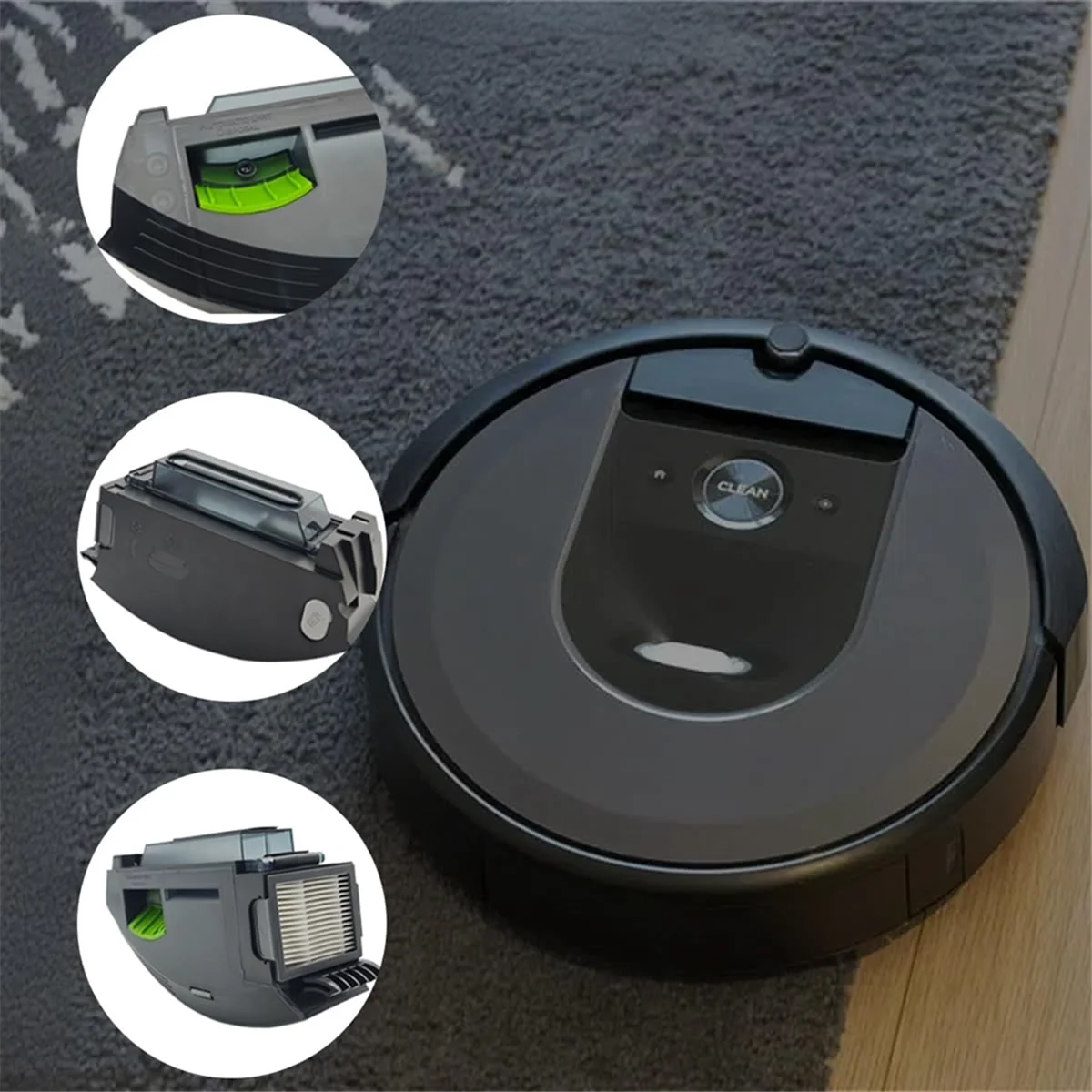Vuilnisbak Doos Vervanging voor IRobot Roomba E5 E6 E7 I1 I3 I3 I4 I6 I6 I7 I7 8 I8/Plus J7 Stofzuiger Accessoires