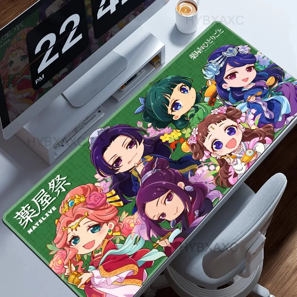 XXL HD Printing Cute Anime A-Apothecary D-Diaries HYBXAXC Big Mouse Pad Large Rubber Lock Edge Mat Laptop Gaming​ Desk Mat
