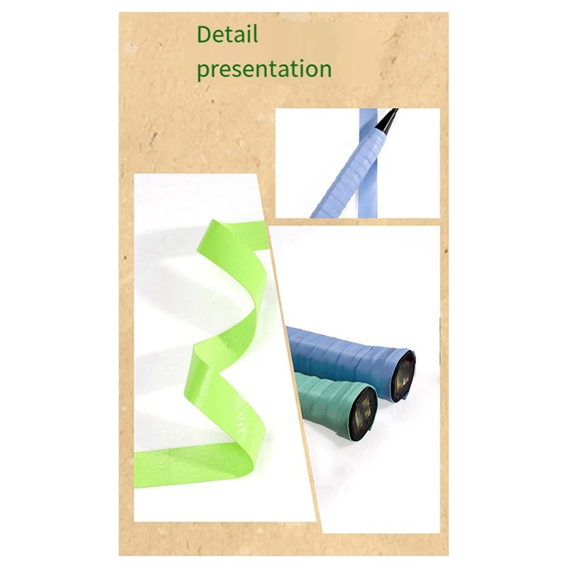 6A-Badminton Grip Tennis Racket Sweat-Absorbent Grip Viscous Sweat-Absorbent Grip