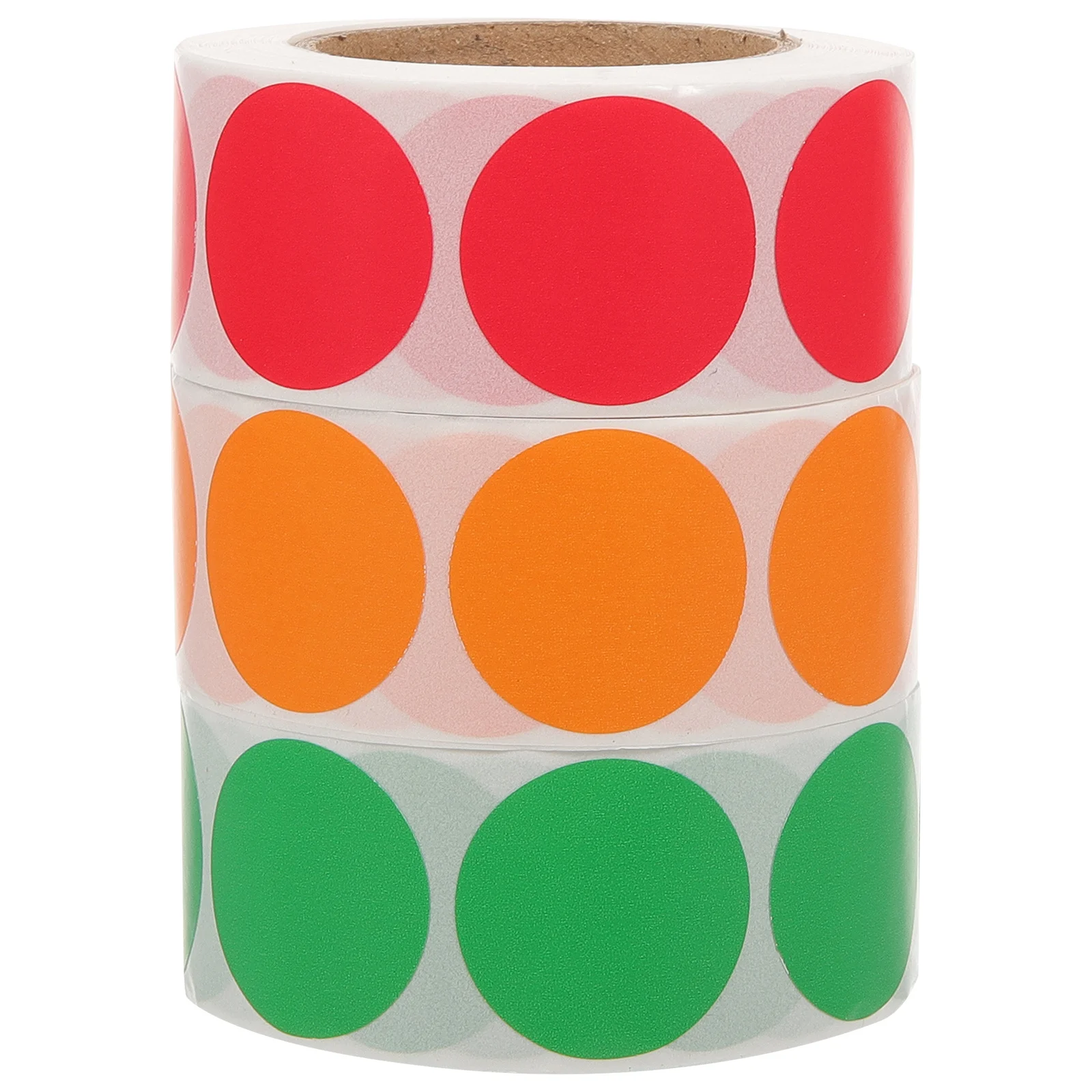 

3 Rolls Colored Dot Stickers Circle Label Sealing Round Marker Adhesive Classification Labels For Gift Boxes Envelopes Notebooks