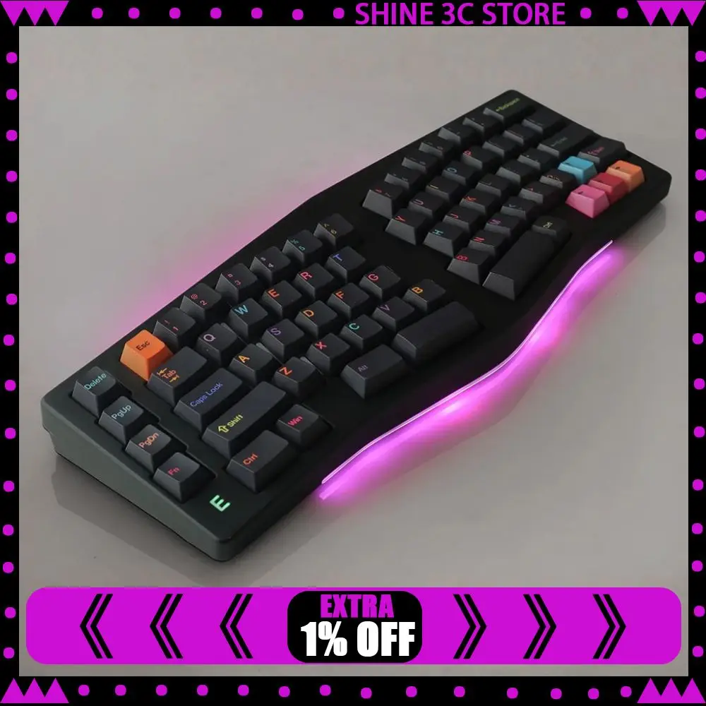 

MMD EIF68 Alice Wireless Bluetooth Keyboard Aluminum CNC Esports Gaming Mechanica Keyboard Support QMA/VIA Computer Accessory