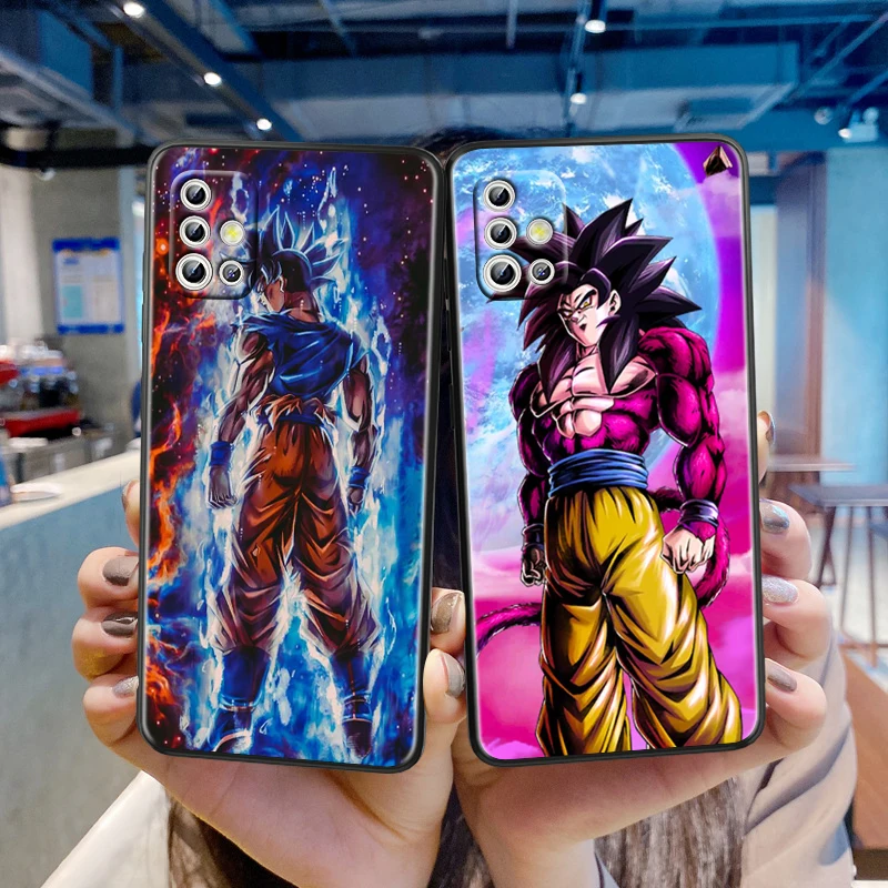 D-Dragon Ball Z Anime G-Goku  For Samsung A53 A52 A33 A32 A51 A71 A21S A13 A73 A50 A22 A23 A03 A72 A54 A12 5G Black Phone Case