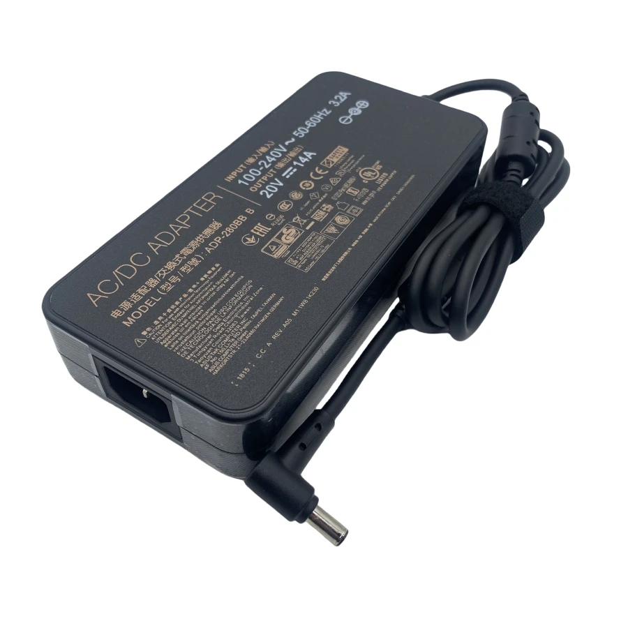 280W 20V 14A 6.0*3.7mm Laptop Adapter For Asus ROG Strix G513R G513Q G713R G713Q Scar G15 G16 G17 G18 15 17 G532L G533Z G732L