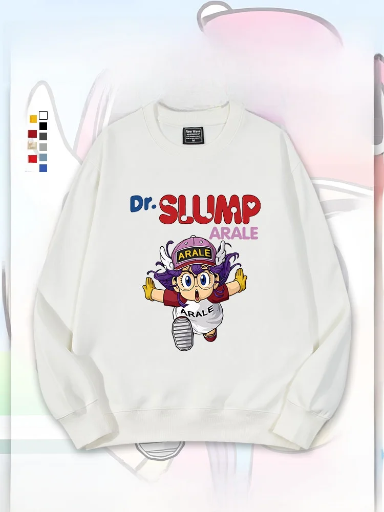 

Свитшот Alaile Cartoon ex round Ne с модным молодежным принтом в виде волн, из смесового хлопка, с флисовой подкладкой, повседневный топ