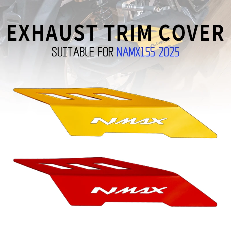

Motorcycle Accessories for Yamaha NMAX155 NMAX125 NMAX 125 155 V3 2025 Modified Decoration Exhaust Protection Protector ABS