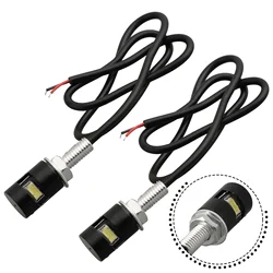 2 PCS LED Car Motorcycle License Number Plate Lights Lamp Auto Tail Front Screw Bolt Bulbs Lamps Light Source 12V 5630 SMD