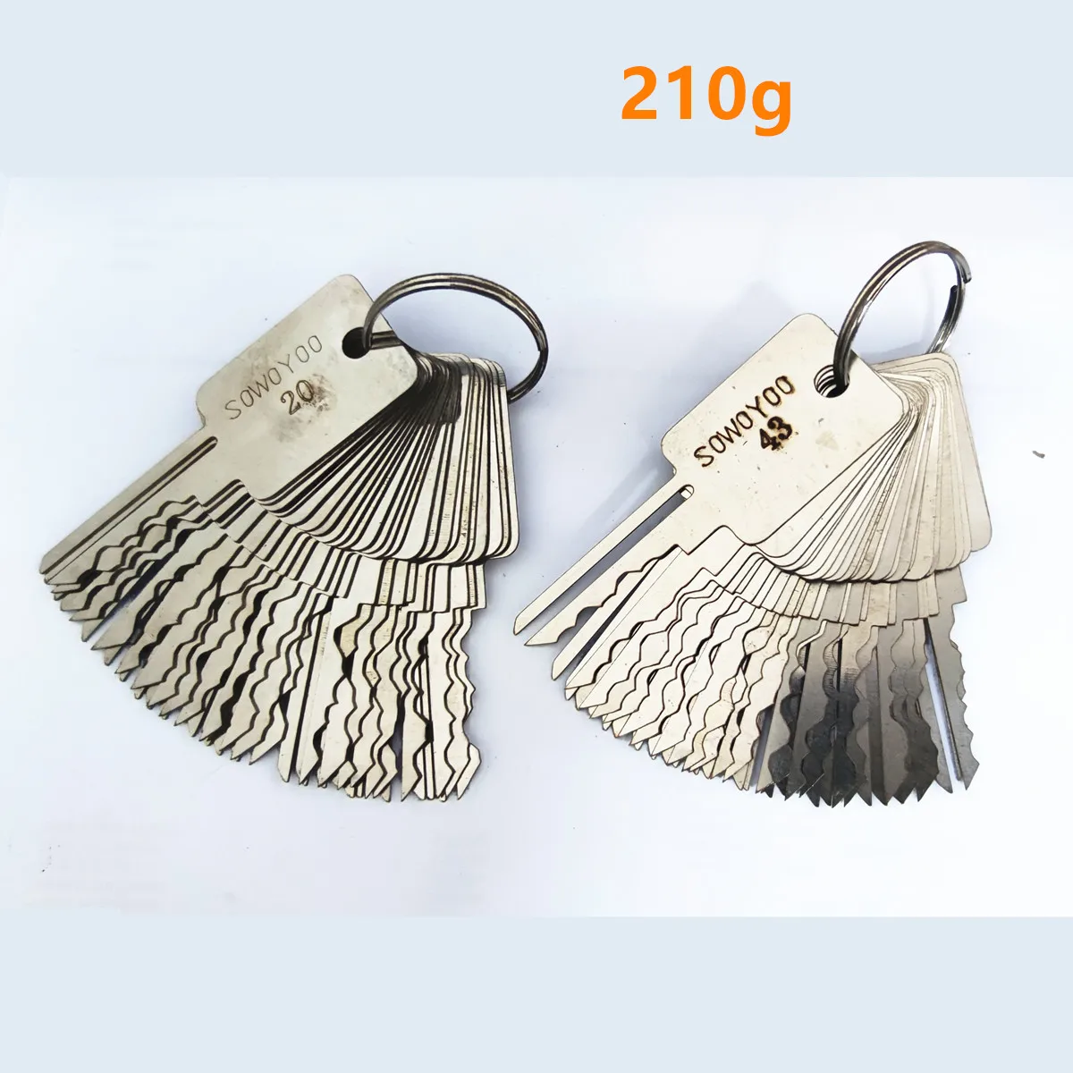 

1 шт. SOWOYOO 48 в 1 набор слесарных инструментов для замка с бычьей головкой S-образный замок одно слово замки профессиональный набор для изготовления ключей