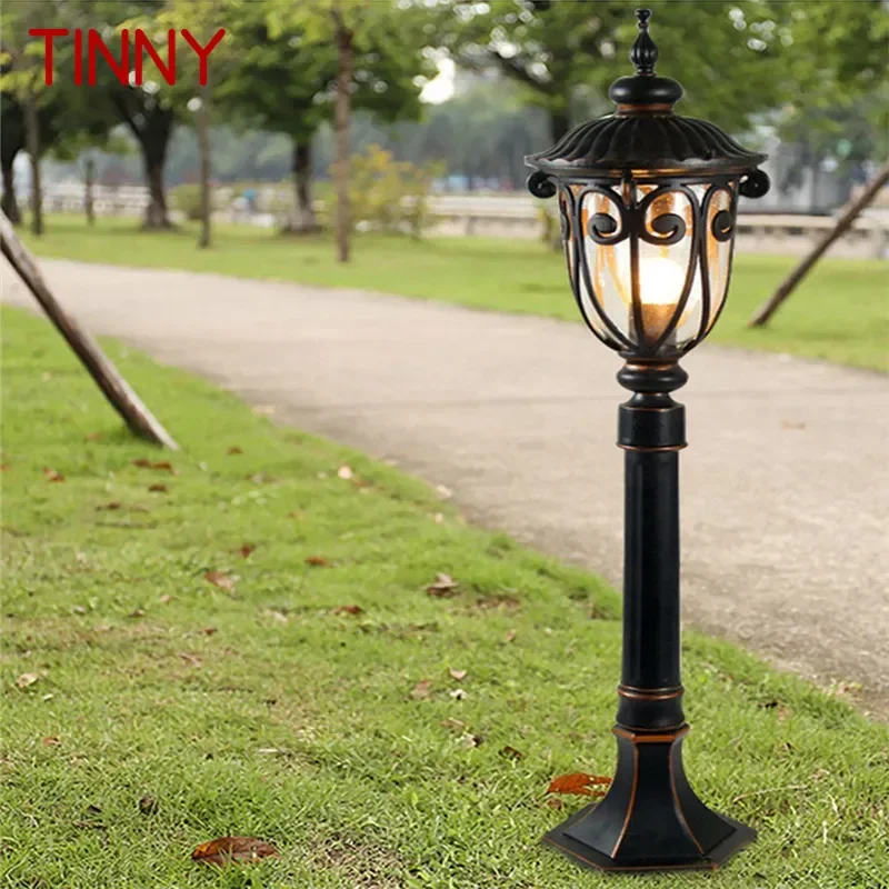 TINNY Contemporary Outdoor Lawn Lamp LED Electric Waterproof Villa Garden Courtyard District Residential Quarters Lawn Lamp ﻿