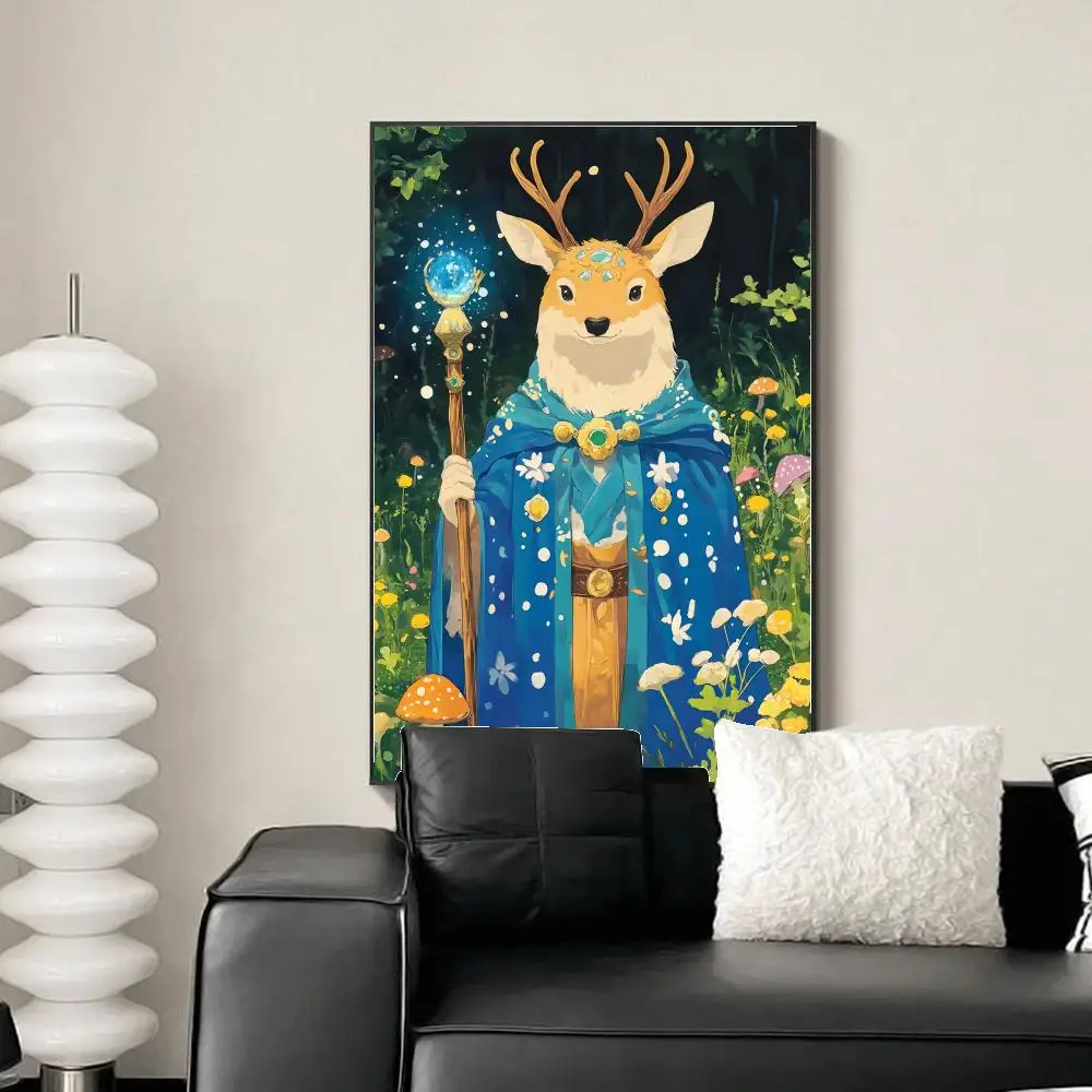 Magic Cloak Animal Poster HD Art Mural Wallart Waterproof Vintage Print Decor For Home Decoration DIY Durable