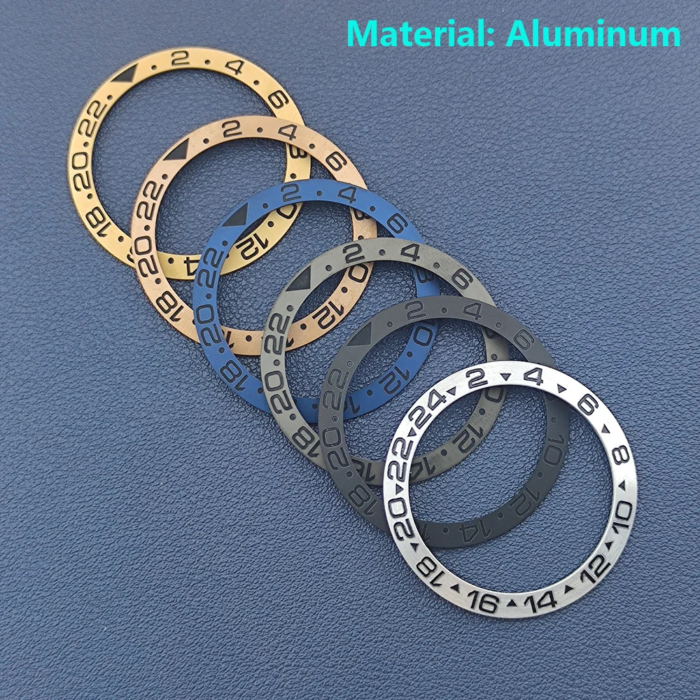 38mm*30.6mm  Aluminum or Ceramic Bezel Insert Replacement of watch accessories parts