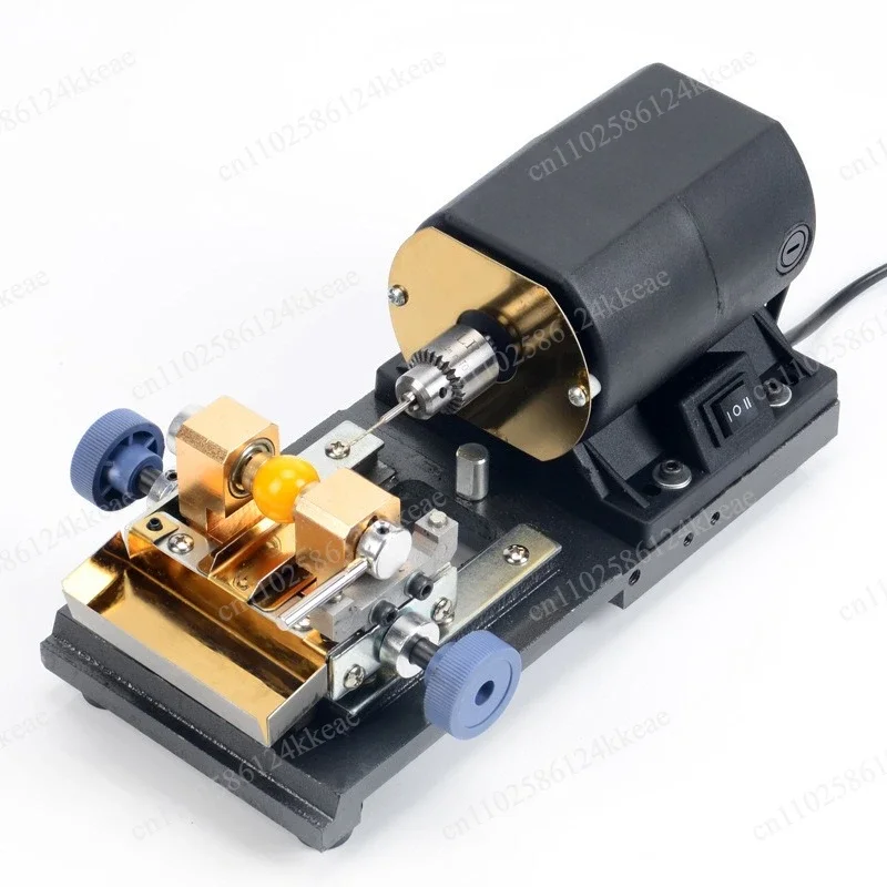 Small Electric Bead Drilling Machine, Pearl & Beeswax Round Bead Punch Tool for Jewelry Making
