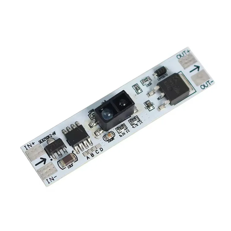 Hand Wave Induction Switch Module – 5‑24V DC, 72W LED Controller for Cabinet / Wardrobe / Shoe Rack Lighting
