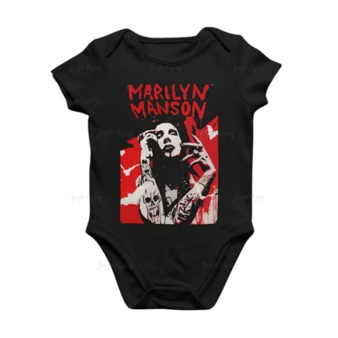 Baby Romper Baby Clothes With Antichrist Superstar With Painkiller Art Mischief Land Of Nod Metal Baby Onesie