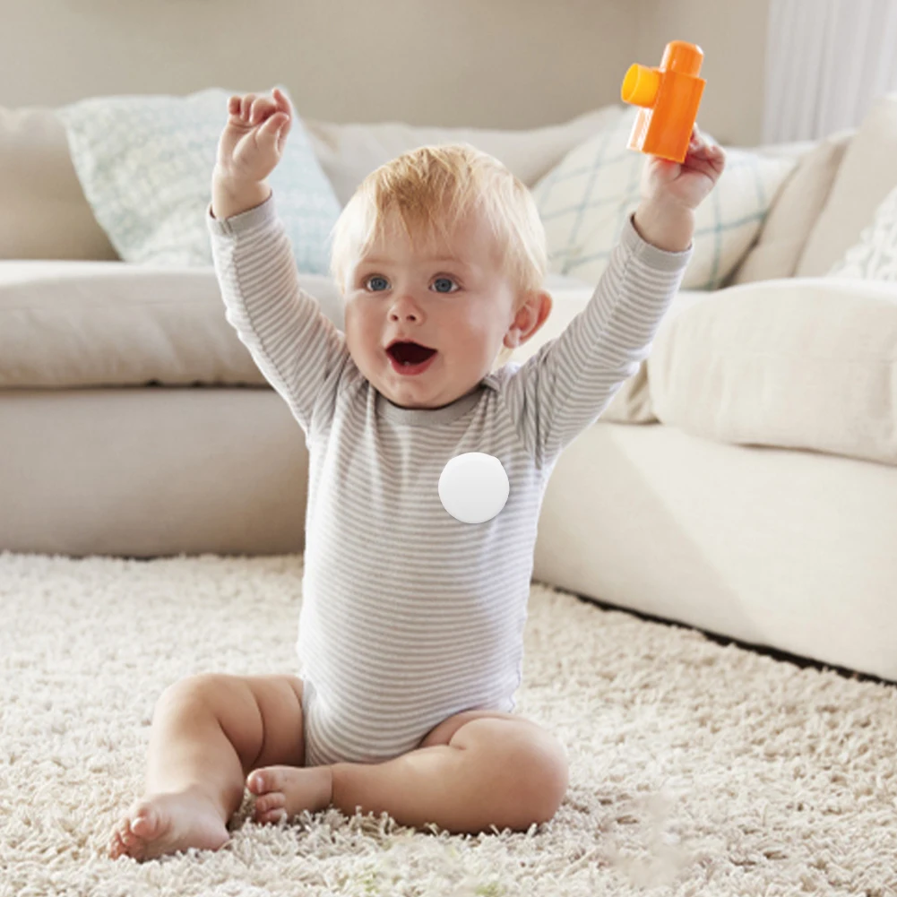 

Silicone Case for Airtags with Invisible Pin Anti-scratch Protective Shell Holder for Children Elderly Clothes Shoe Backpack