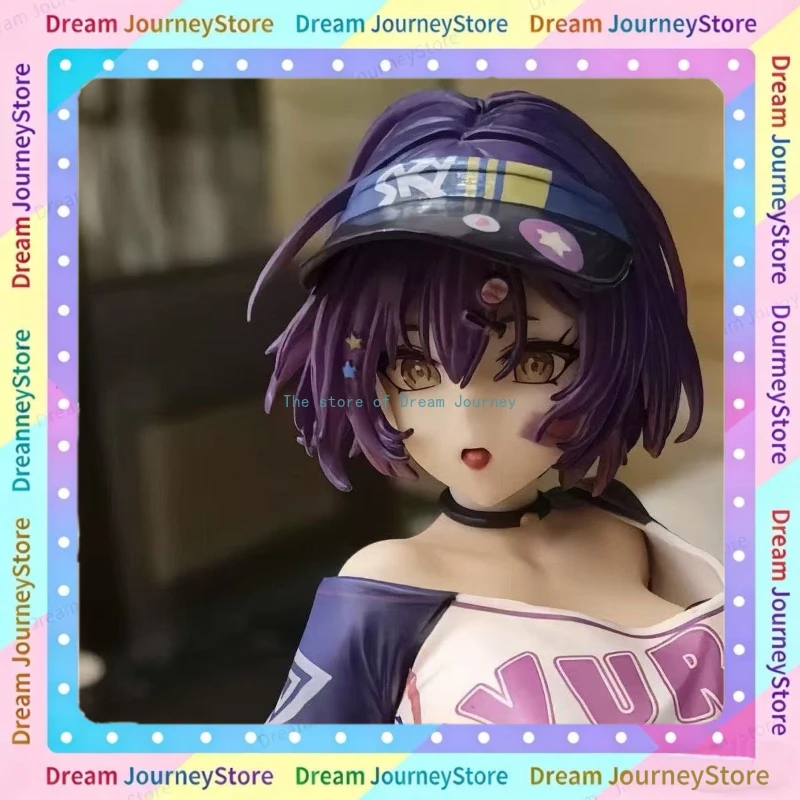 

Eula's Baseball [Good Luck] 19CM Color Box Set Double-Sided Carving Figure Trendy Pop Culture Model GK Anime Merchandise