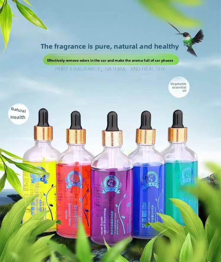 

Car Aromatherapy Refill Liquid Car Essential Oil Car Interior Deodorizer Long-Lasting Light Fragrance Men and Women Car Perfume