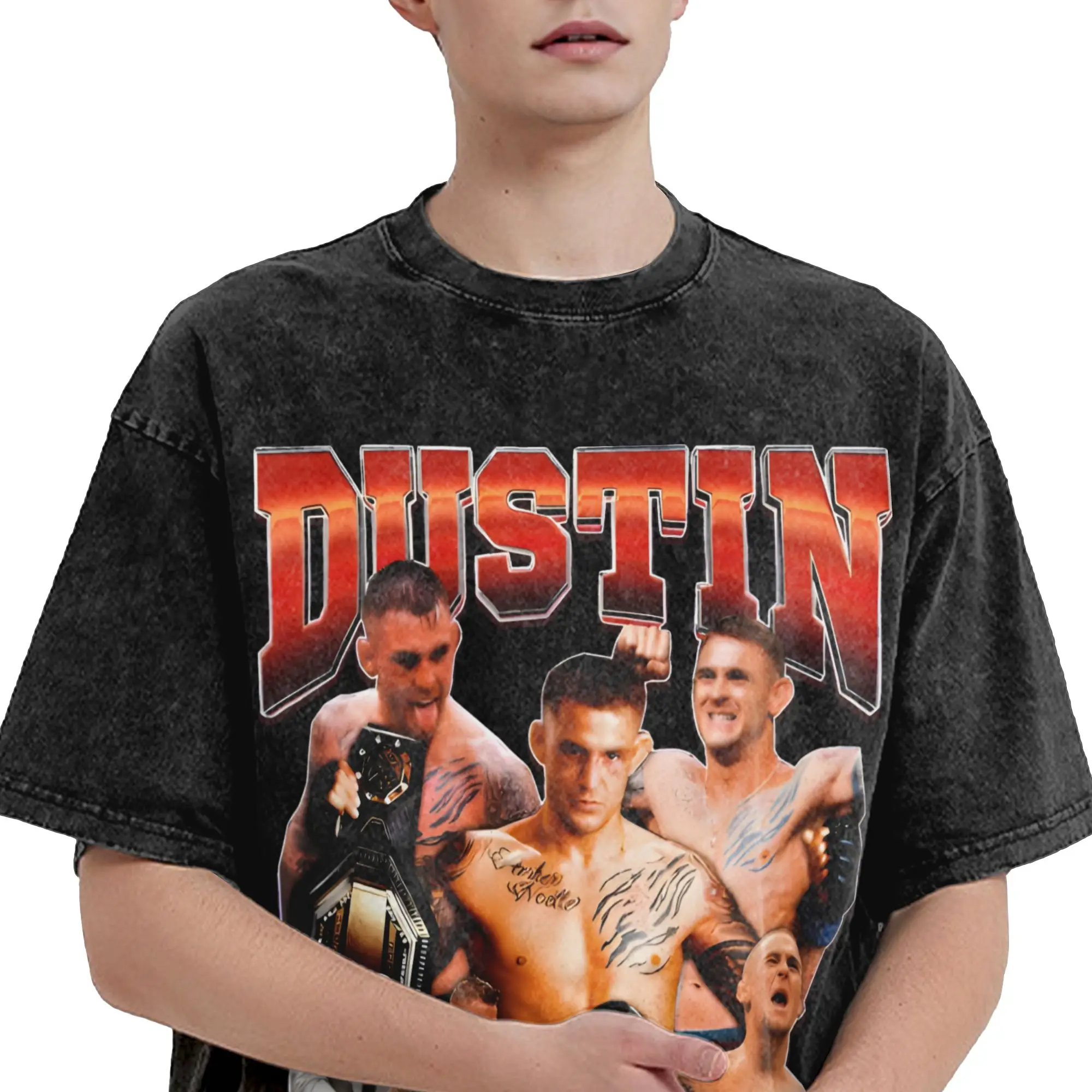 Graphic Printed The Diamond Dustin  Washed Shirt Outfit Harajuku T-Shirts  for Men Women Tee Shirt