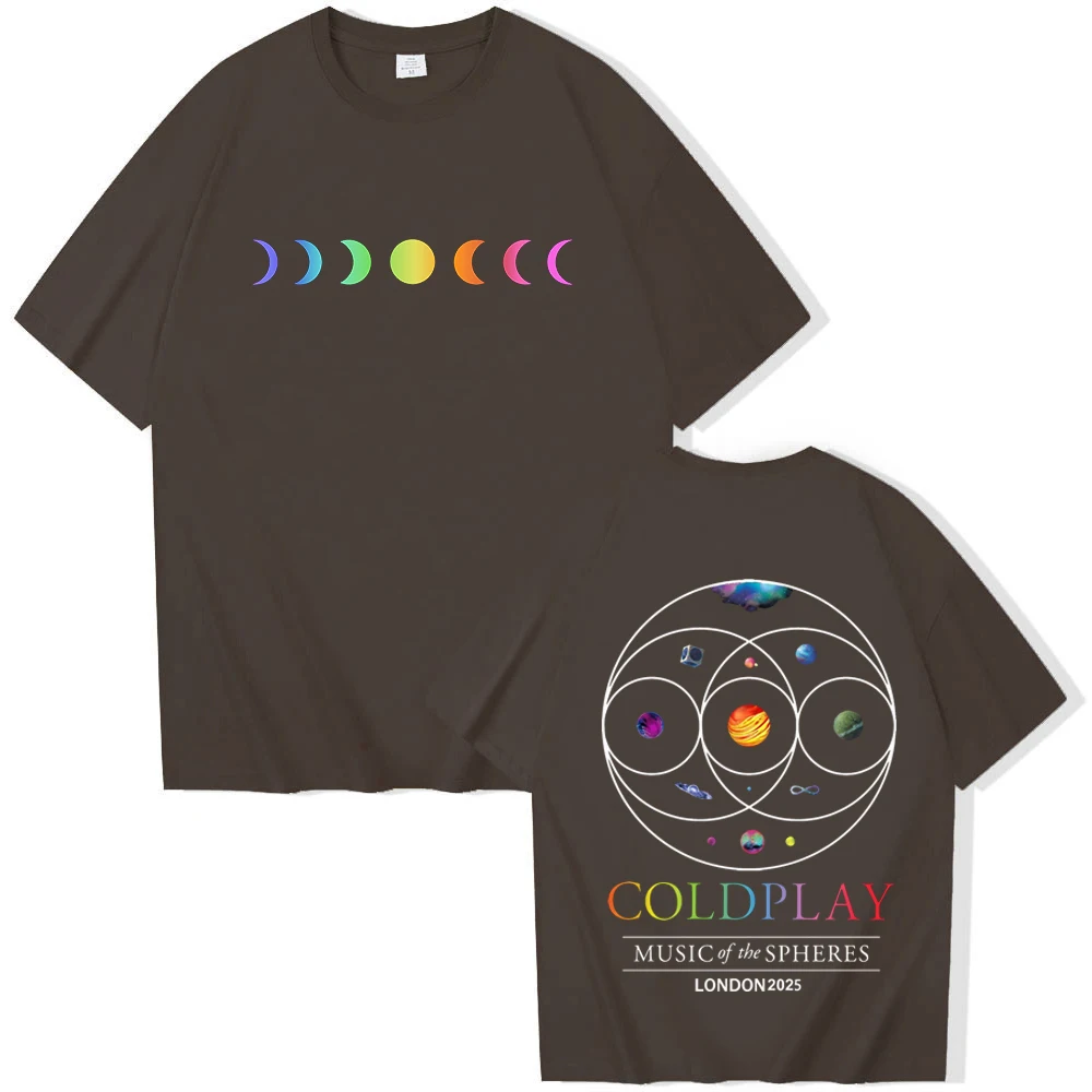 Cold-play London Tour 2026 T-shirt Harajuku O-neck Casual Shirt Gift