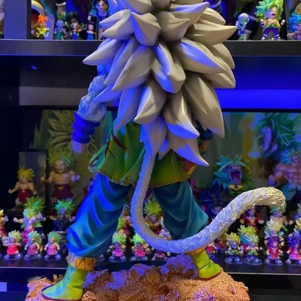 24 سنتيمتر لعبة دراغون بول Z سون جوكو الشكل DBZ سوبر سايان 5 أنيمي Ssj5 تمثال بولي كلوريد الفينيل تمثال تحصيل نموذج لسطح المكتب دمية هدية لعبة