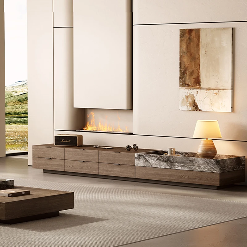 

Wood Aesthetic Tv Stands Minimalist Nordic Cabinets Living Room Modern Tv Table Luxury Designer Muebles Para Tv Home Furniture