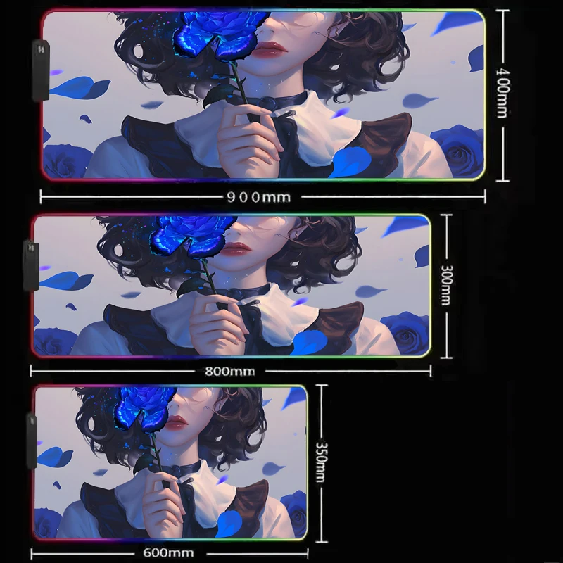 RGB Gaming mouse pad XXL large rubber non-slip table mat ultra HD printing FPS/MOBA game player special computer accessories