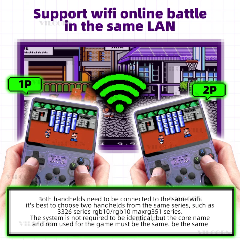 R36S Handheld Video Game Console for PSP PS1 SNES Retro Emulators 3.5 inch IPS Screen Portable Pocket Video Games WiFi 2-Player