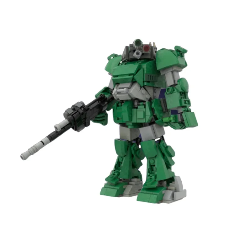 646 قطعة MOC Scopedog القوات المدرعة VOTOMS نموذج اللبنات لعبة العمارة لتقوم بها بنفسك فكرة الإبداعية الطوب هدية الكريسماس للأطفال #4