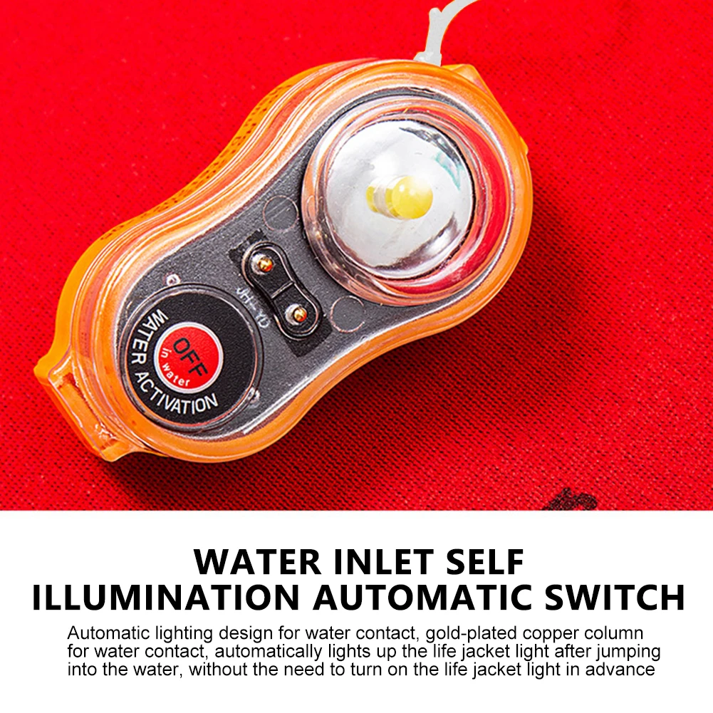 LED Emergency Signal Light Easy Operation Waterproof Safety Locator Light Autonomous Switch Lightweight for Swimming Sea Fishing