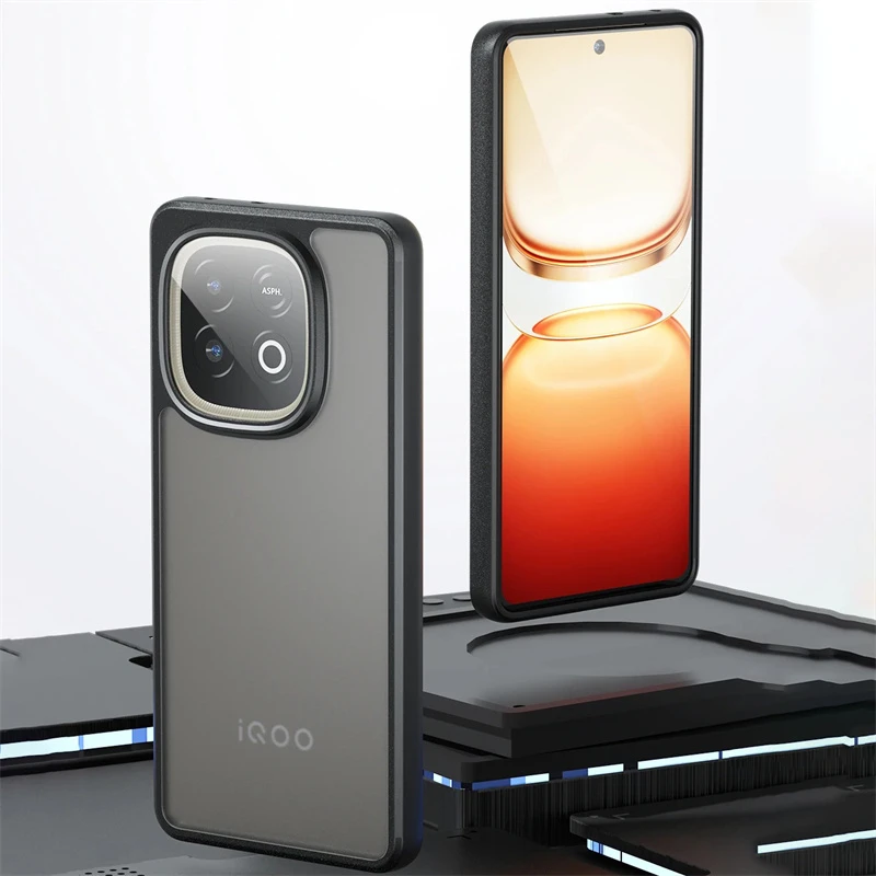 Skinlee For IQOO Z10 Lite Case Transparent Back Plate Plastic Cover For IQOO Neo 10 Phone Casing