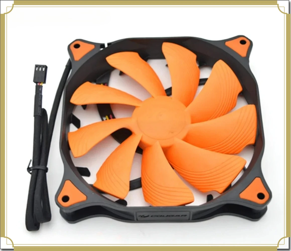 12025 Transparent DC Cooling Fan A1225L12S DC12V 0.3A 900RPM PC Case Radiator Fan For COUGAR