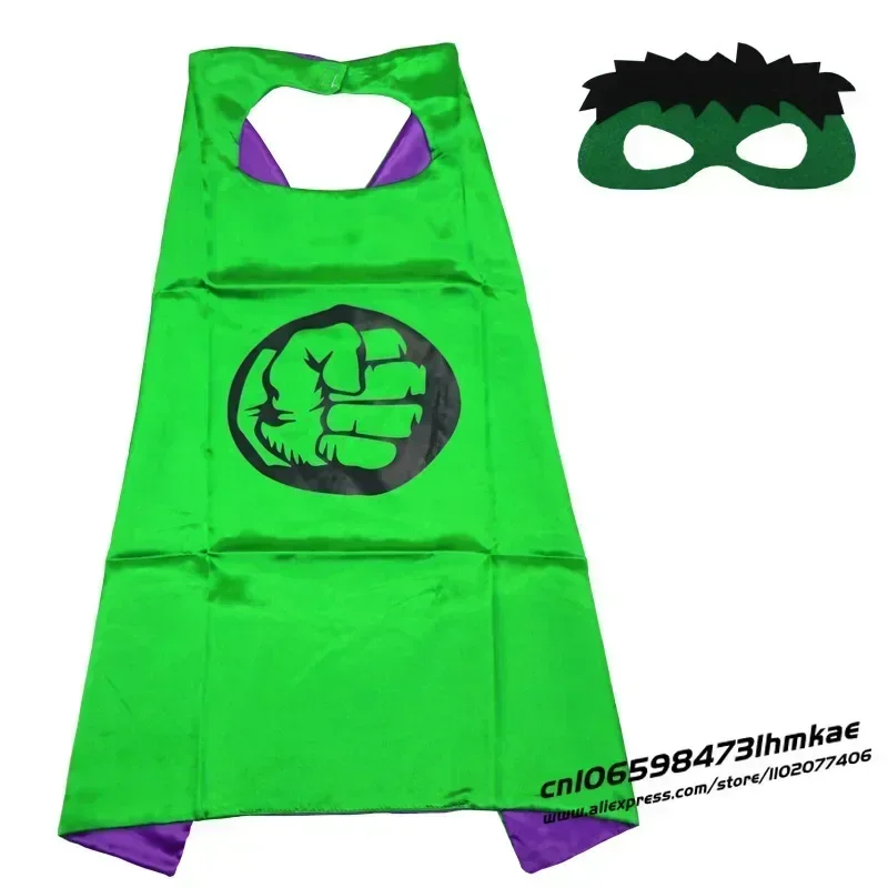 Marvel Masquerade Spiderman Mask Cape Cloak Frozen Spider Man Cloak Action Figure Marvel Toys Cosplay Child Party Gift