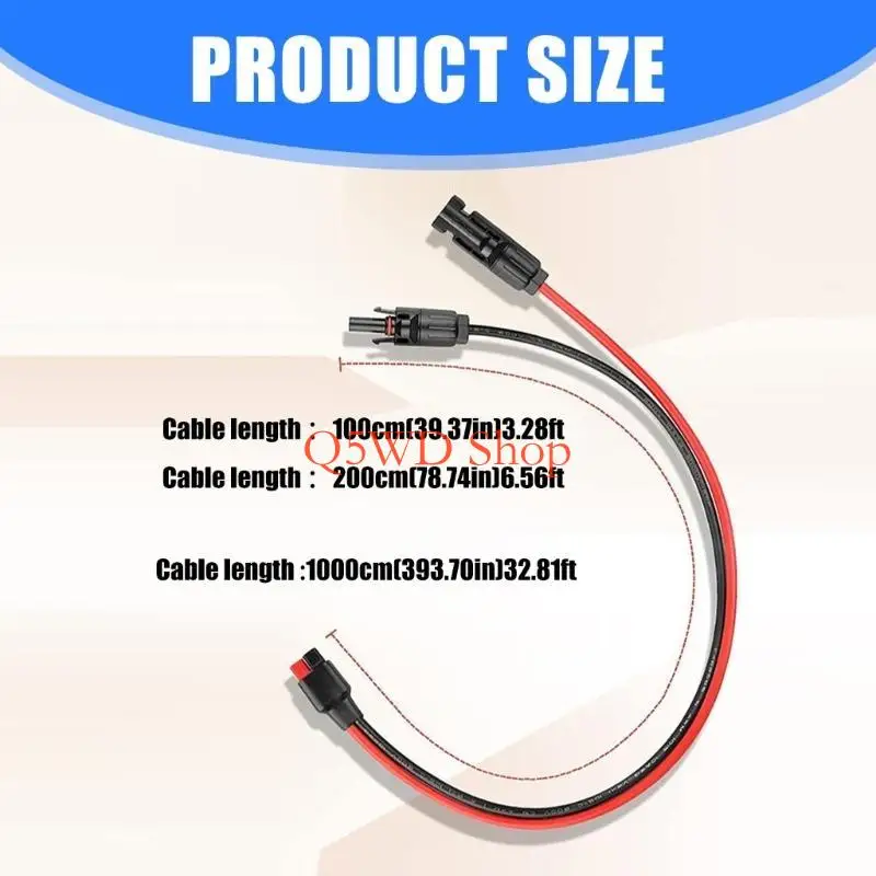 Q5WD 600V Rates Solars Generator Extension Cable For Energies Storage Systems