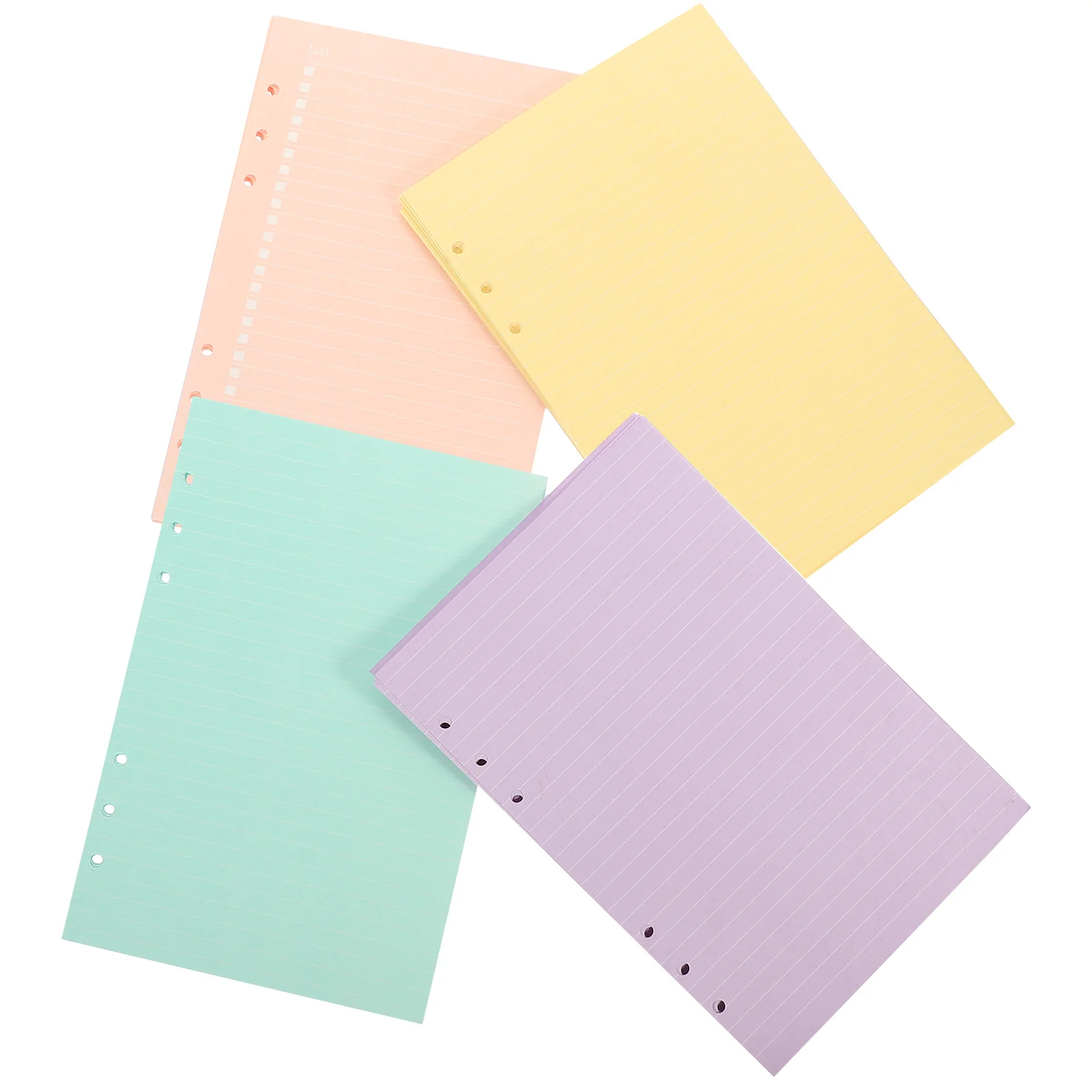 160 ورقة من ورق إعادة تعبئة دفتر الملاحظات، إدراجات قابلة للفصل ذات ملمس ناعم لأجهزة الكمبيوتر المحمولة ذات الأوراق السائبة، الاستخدام العملي #2