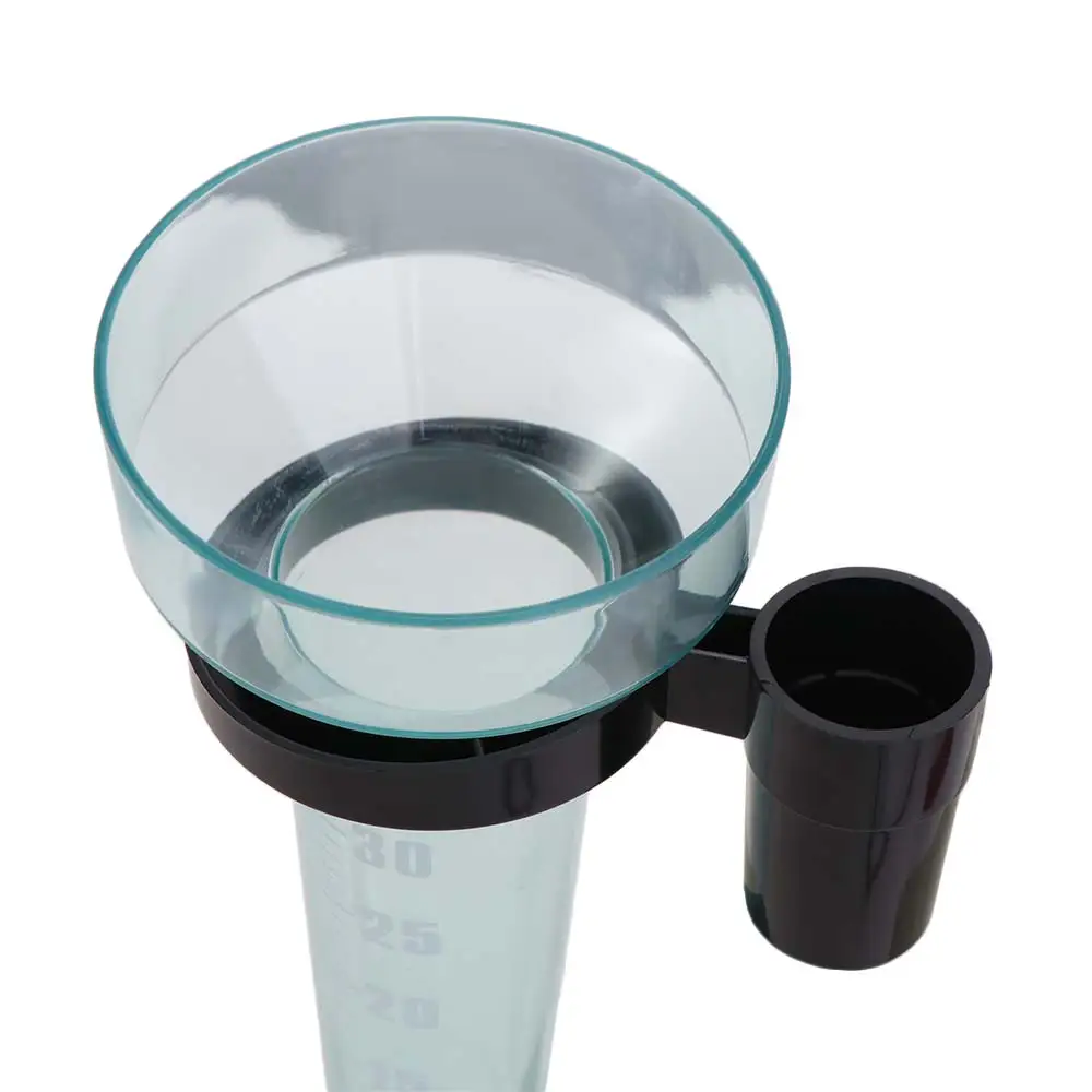 Portable Gardening Rainwater Meter Plastic with Scale Rain Measurement Tool Accurate Manual Measurement Rain Gauge Cup