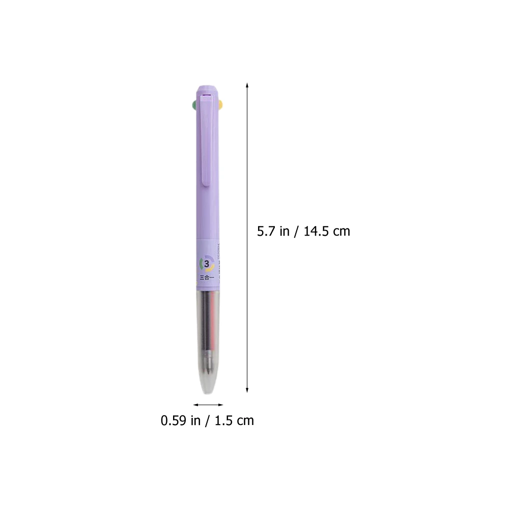 

5pcs Multicolor Ballpoint Wear-Resistant Multi-Function Writing Pens For Students Teenager Accessories Kawaii Design