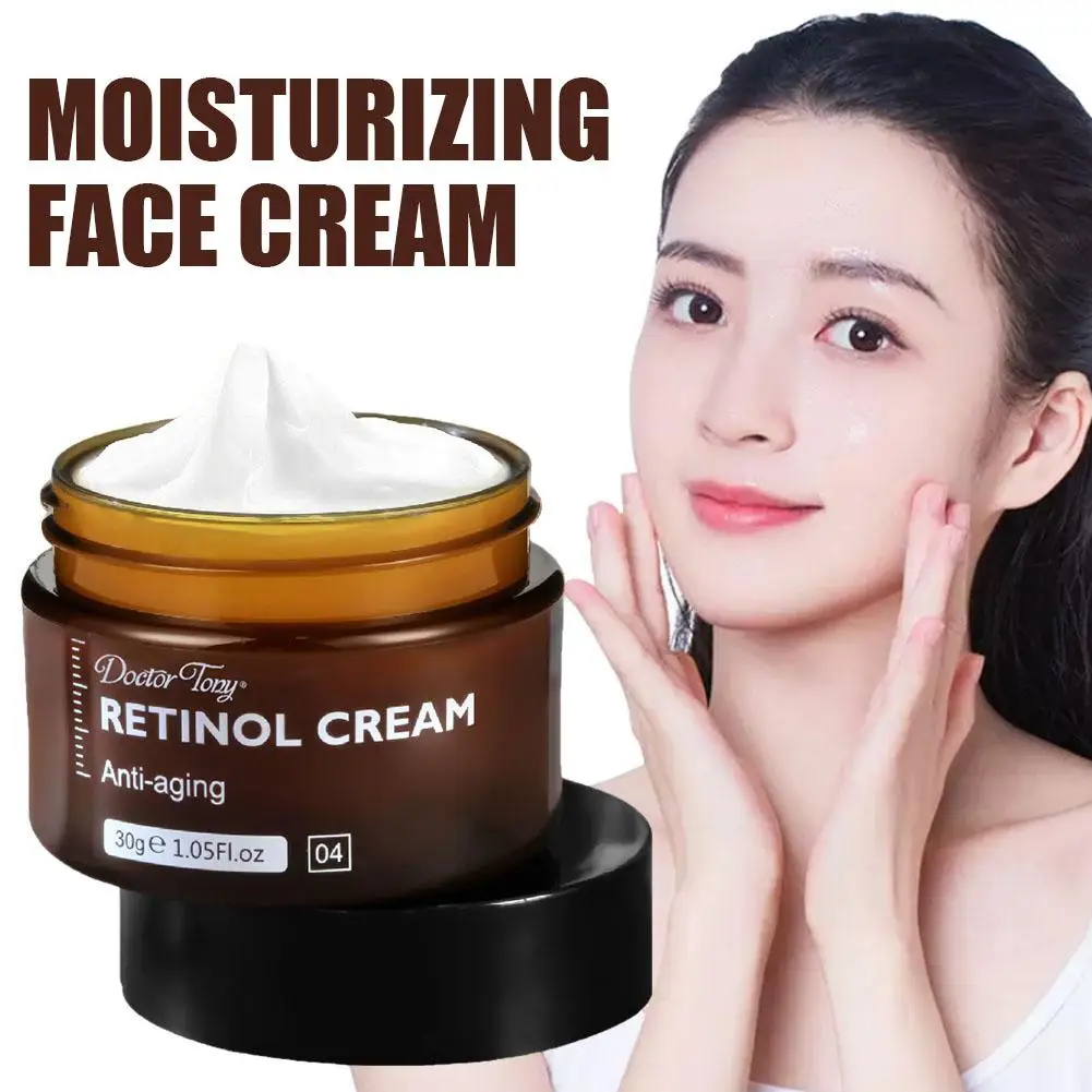 Retinol Face Cream Anti Wrinkle Firming Lifting Improve Whitening Brightening Moisturizing Lines Fine E5I4