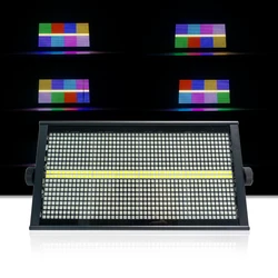 200W LED RGBW 3IN1 8 Partition Strobe Light White 8000K DMX Super Bright Dj Wash wedding Bar Strobe Stage Lighting Effects party
