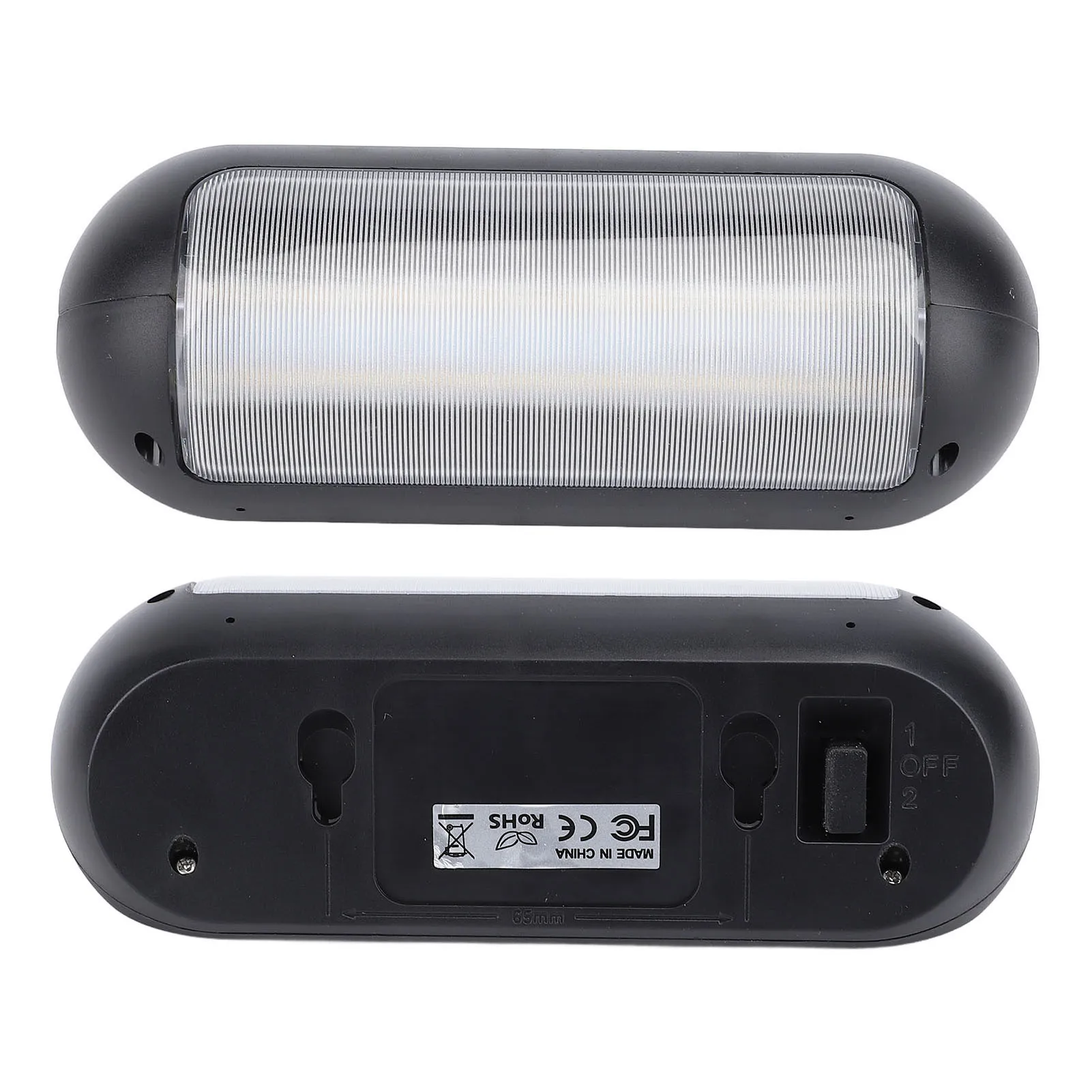Luci per gradini solari da 2 pezzi Lampade decorative a doppio colore a LED bianco caldo per scale da giardino domestiche e esterne