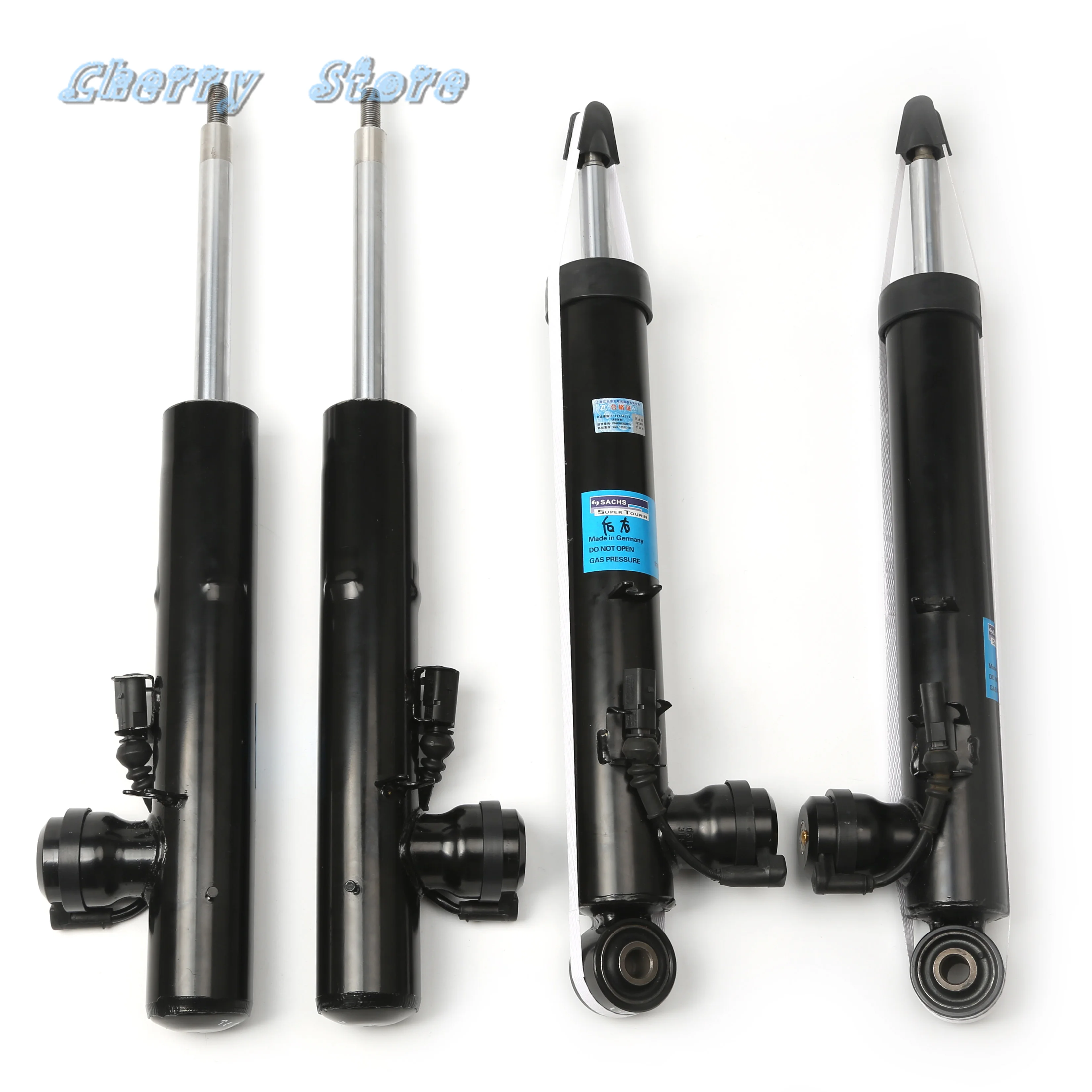 4Pcs Left and Right Front and Rear Axle Shock Absorber Kit 2 Pin For Audi Q5 Sportback 8R0513026J 8R0413030J 125SK8401N