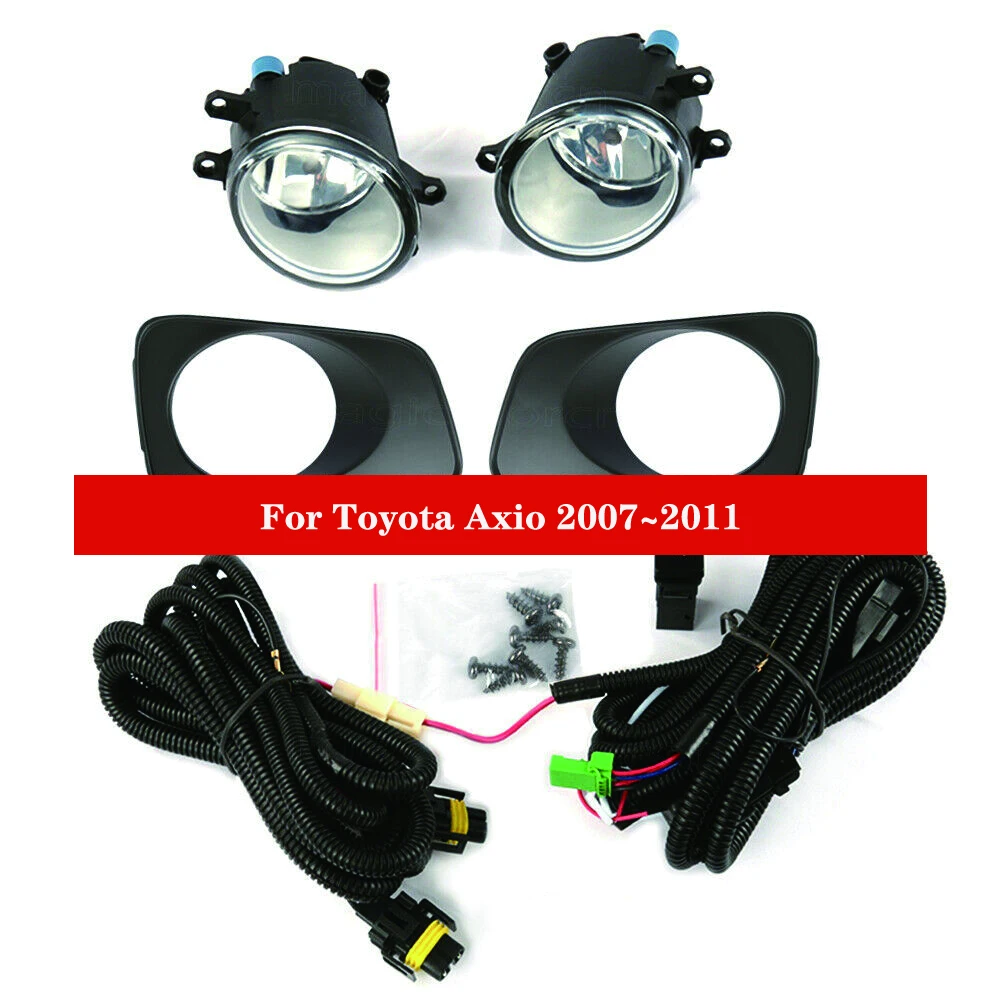 Fog Lamp Full Kit for Toyota Corolla Axio Fielder NZE140 NZE141 2007‑2012 OEM Replacement Fog Light