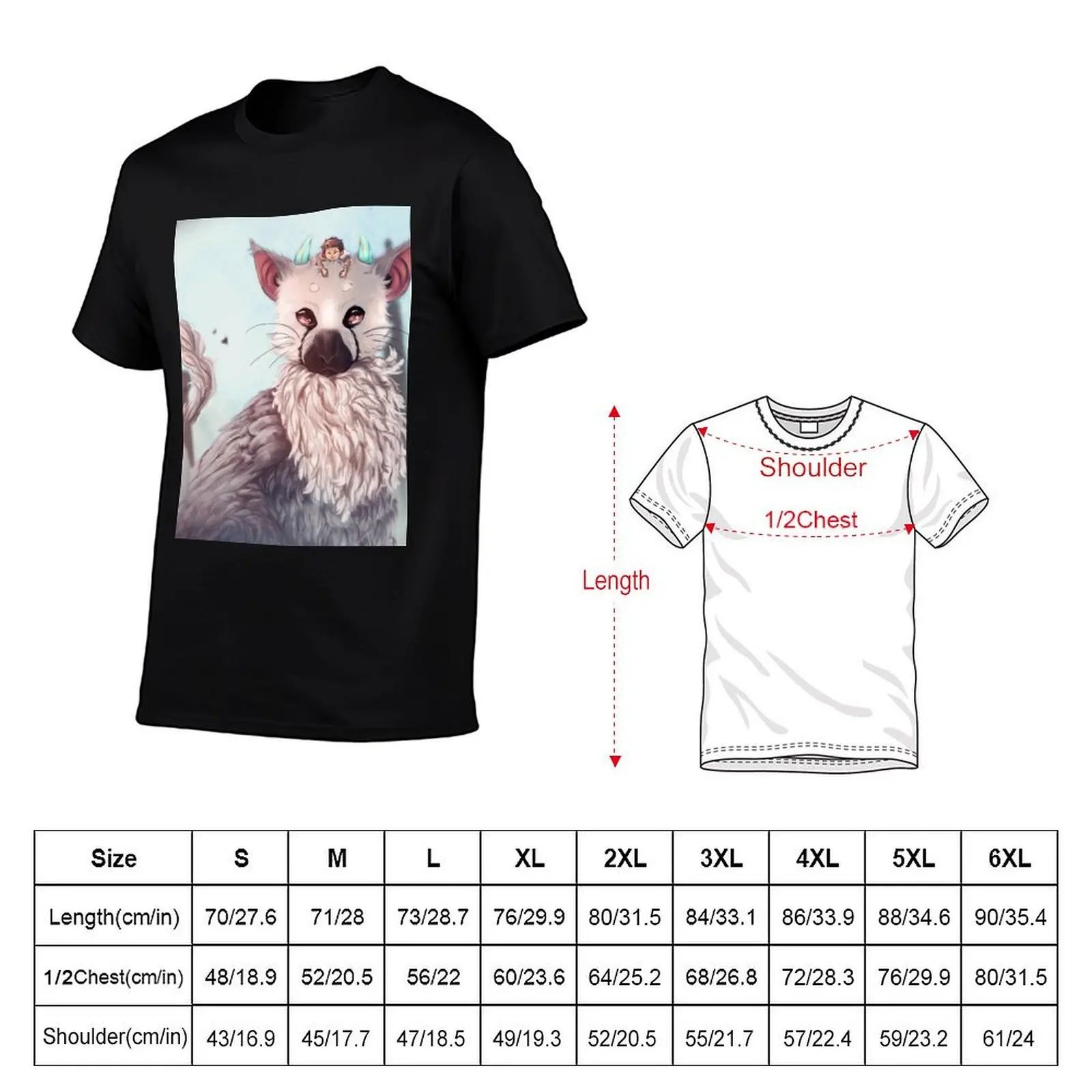 t luxury man Trico graphic T-Shirt t shirts man - Last funny shirts mens Guardian shirt The t