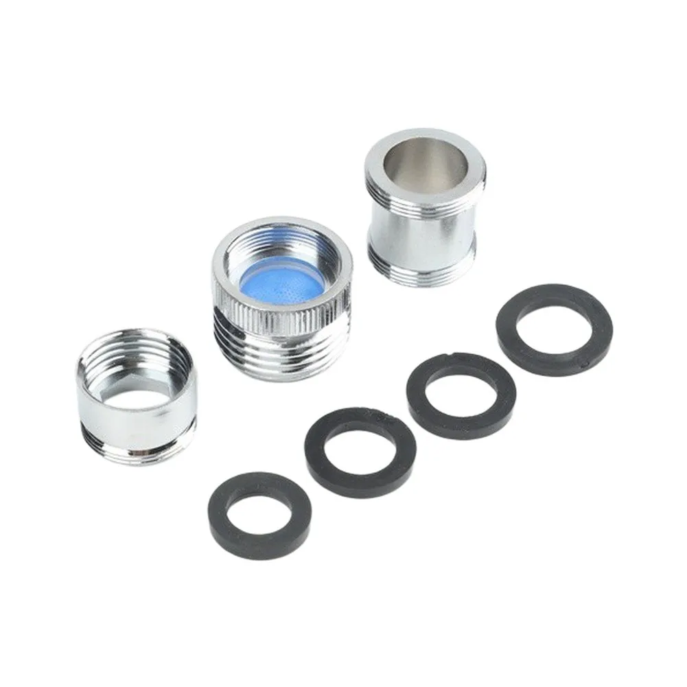Faucet Hose Adapter Kit Extended Threaded Stem- Multiple Connectors For G1/2 Fittings To 3/4