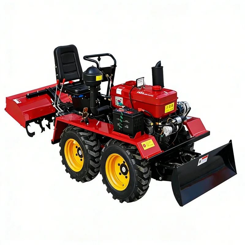 Customized 15-30HP Tractor, Mini Cultivator, Multifunctional Wheeled Tractor, Bulldozer Equipment,Agricultural Machinery