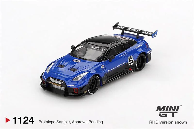 

Предварительная продажа блистерной коробки-MINI GT 1:64 LB-Silhouette GT 35GT-RR WORKS Ver.2 Коллекция литых моделей автомобилей Миниатюра