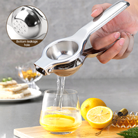 Stainless Steel Manual Citrus Juicer Hand Press Lemon Orange Pomegranate Squeezer Essential Kitchen Gadget for Fresh Fruit Juice