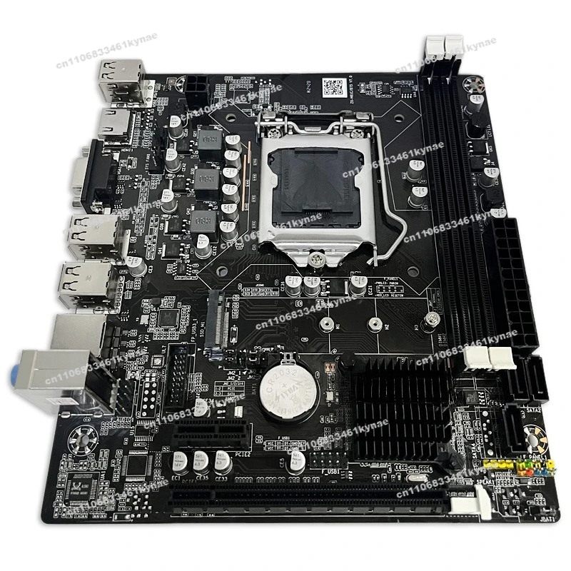 Adequado para nova placa principal do computador h61, memória ddr3, 1155 pinos, suporte dual core quad core i3 i5 i7
