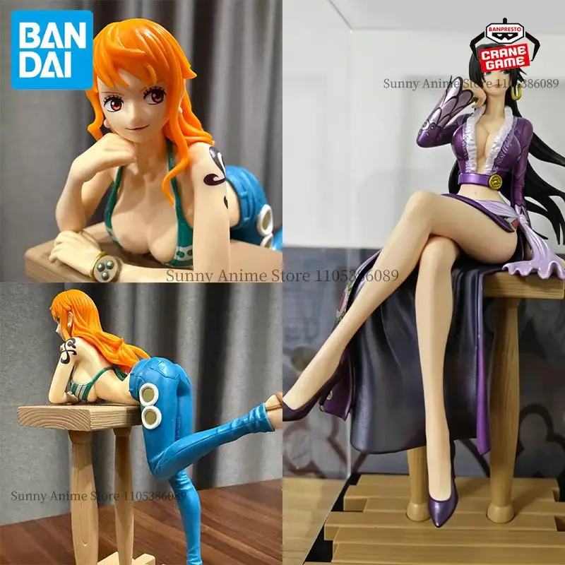 

Bandai Original Banpresto ONE PIECE Nami Boa Hancock Action Figures Anime Figuras Ct Toys Juguetes Gifts Models Statues In Stock