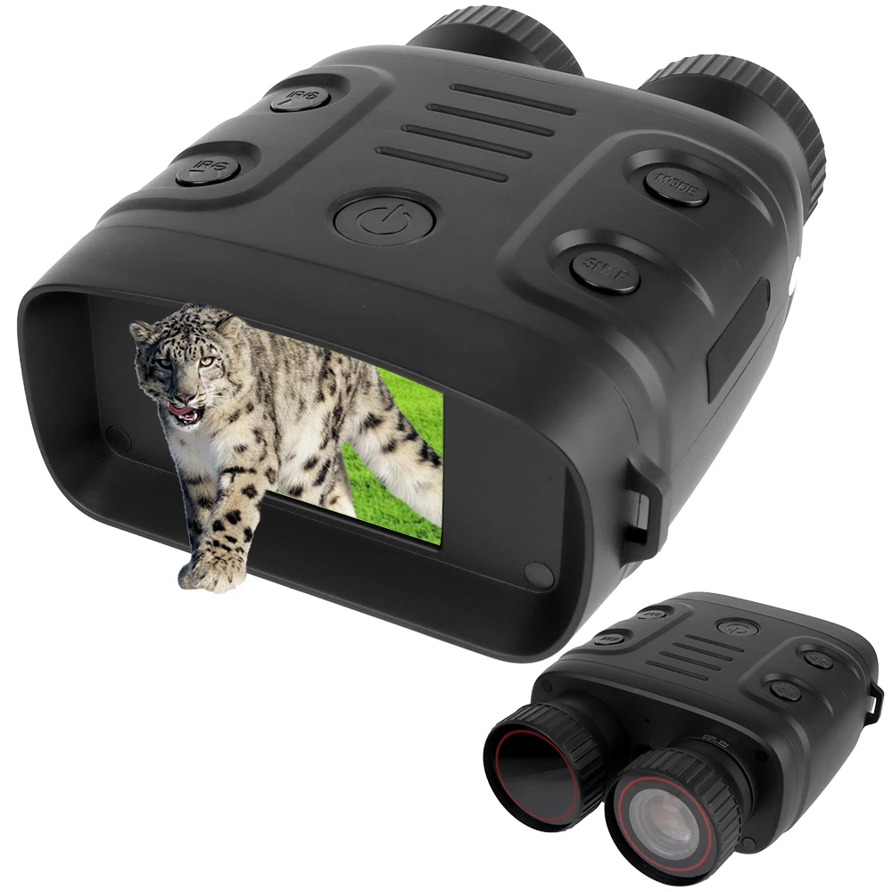 Binocular Infrared Night-Visions Device Binocular 10X Day Night Use Photo Video Taking Digital Zoom for Hunting Boating 1080P